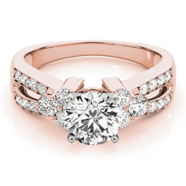 Multi-Row Diamond Engagement Ring · 0.52 ct tw