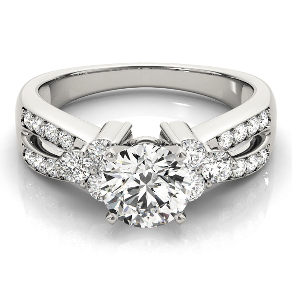 Multi-Row Diamond Engagement Ring · 0.52 ct tw