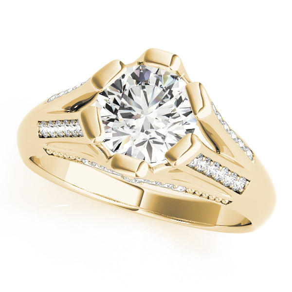Round Multi-Row Diamond Engagement Ring · 1.58 ct tw