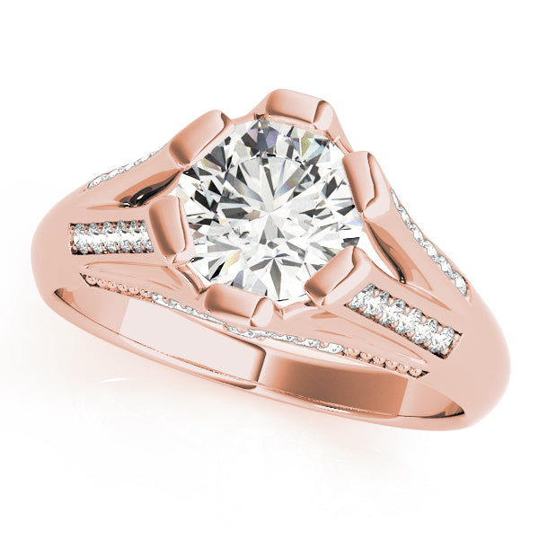 Round Multi-Row Diamond Engagement Ring · 1.58 ct tw