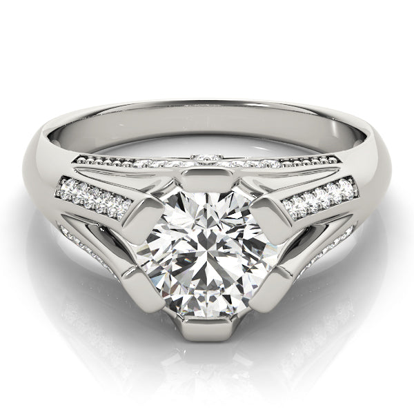 Round Multi-Row Diamond Engagement Ring · 1.58 ct tw