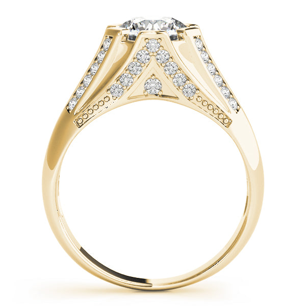 Round Multi-Row Diamond Engagement Ring · 1.58 ct tw