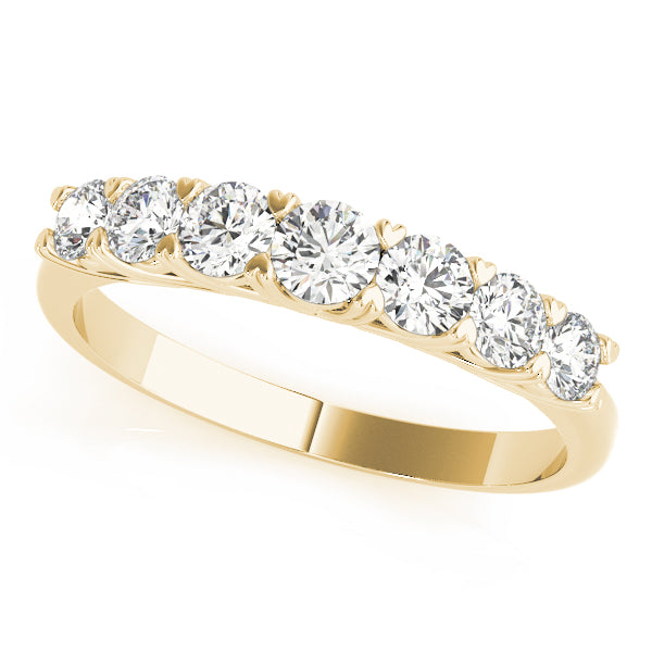 Round Prong Set Diamond Wedding Band · 0.92 ct tw