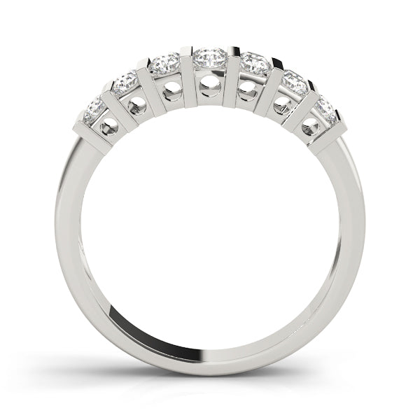 Bar Set Diamond Wedding Band · 0.32 ct tw