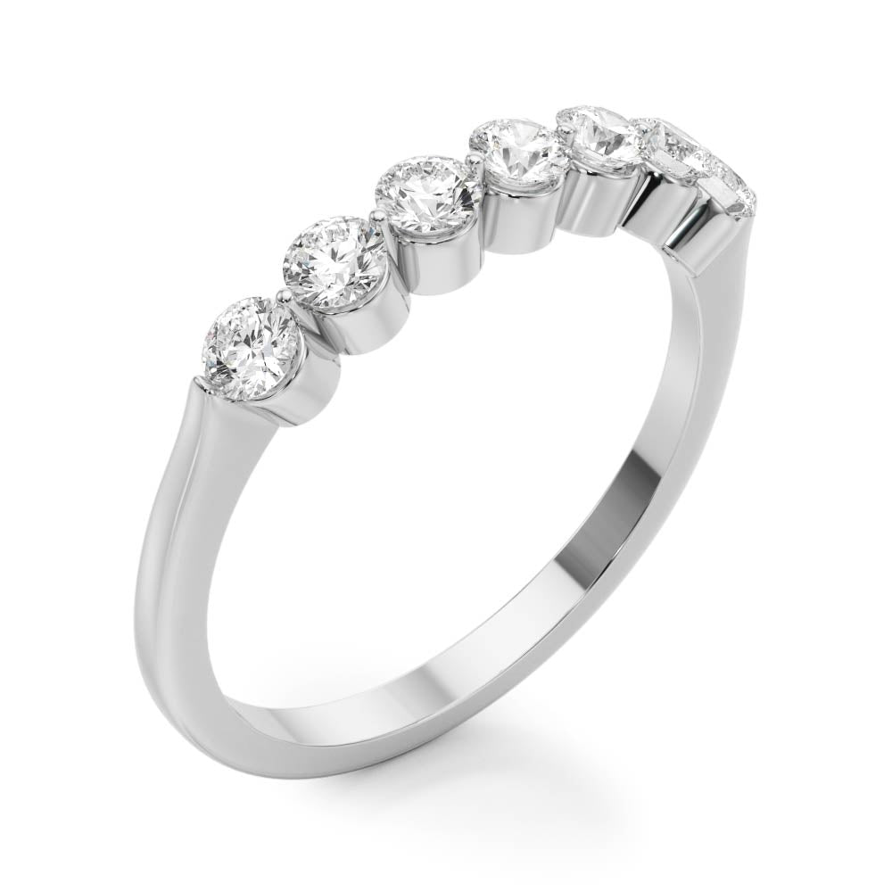 Prong Set Diamond Wedding Band · 0.49 ct tw