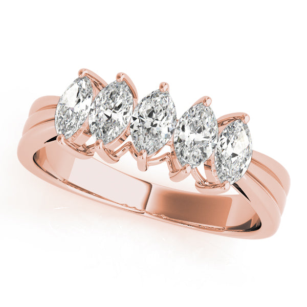 Marquise Fancy Shape Diamond Wedding Band · 1.00 ct tw