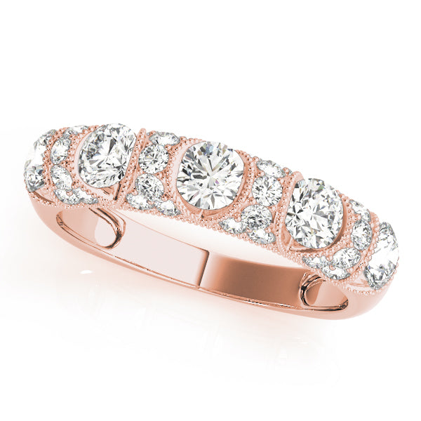 Bar Set Diamond Wedding Band · 0.99 ct tw