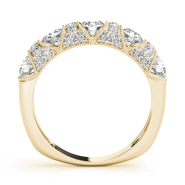 Bar Set Diamond Wedding Band · 0.99 ct tw