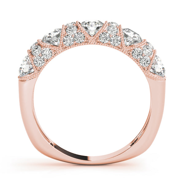 Bar Set Diamond Wedding Band · 0.99 ct tw