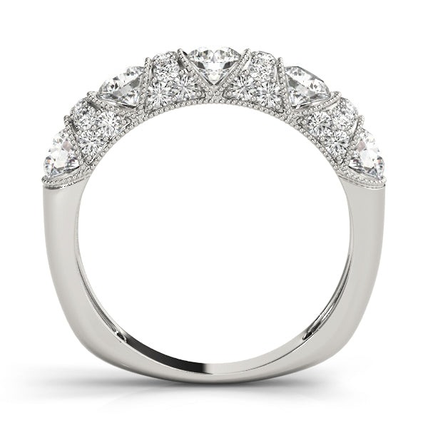 Bar Set Diamond Wedding Band · 0.99 ct tw