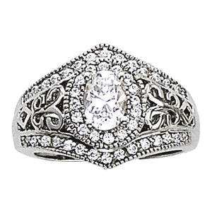 Oval Diamond Right Hand Fashion Ring · 1.41 ct tw