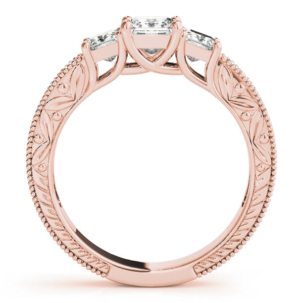 Square Three-Stone Princess Diamond Engagement Ring · 1.54 ct tw