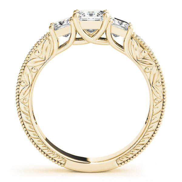 Square Three-Stone Princess Diamond Engagement Ring · 1.54 ct tw