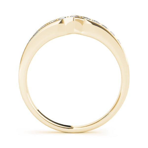 Curved Diamond Wedding Band · 0.18 ct tw