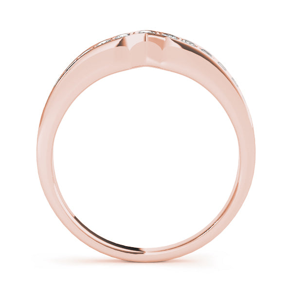 Curved Diamond Wedding Band · 0.18 ct tw