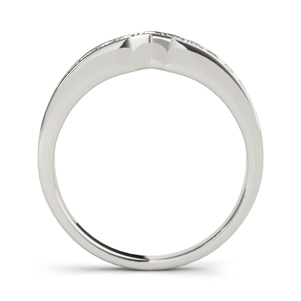Curved Diamond Wedding Band · 0.18 ct tw
