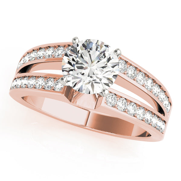 Multi-Row Diamond Engagement Ring · 0.48 ct tw