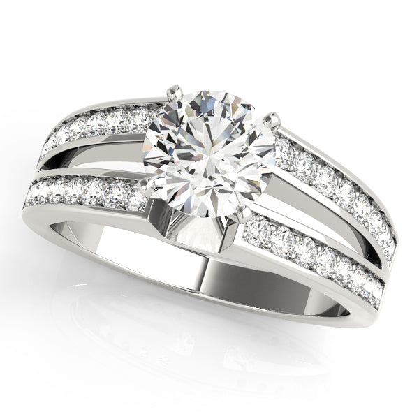 Multi-Row Diamond Engagement Ring · 0.48 ct tw