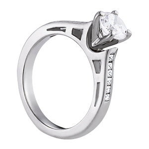 Princess Fancy Shape Diamond Engagement Ring · 0.21 ct tw