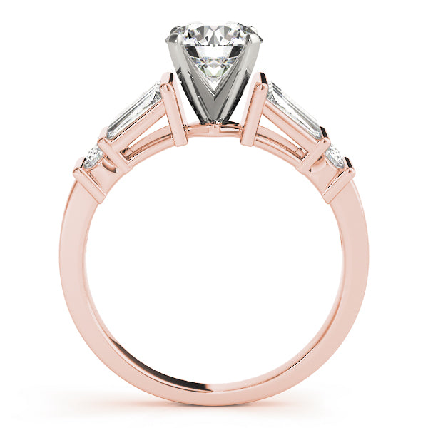 Baguette Fancy Shape Diamond Engagement Ring · 1.02 ct tw