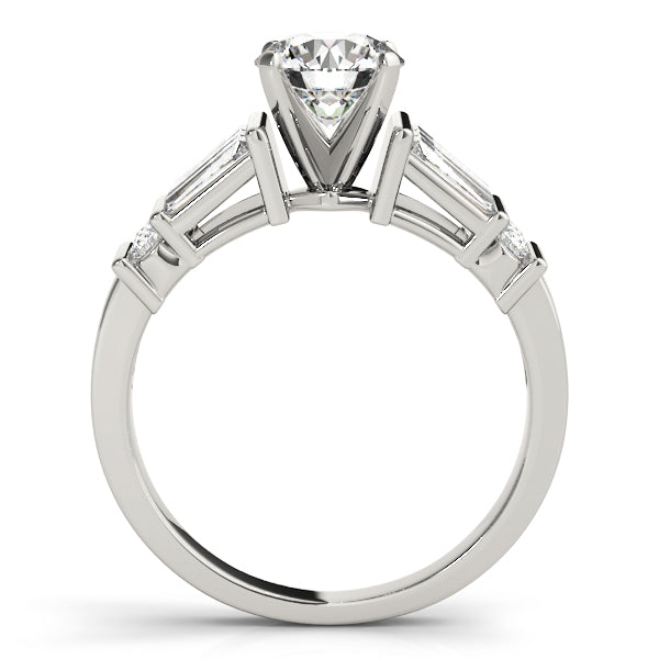 Baguette Fancy Shape Diamond Engagement Ring · 1.02 ct tw