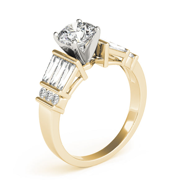 Baguette Fancy Shape Diamond Engagement Ring · 1.02 ct tw
