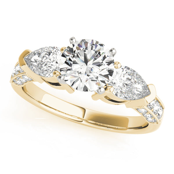 Pear Three-Stone Diamond Engagement Ring · 1.07 ct tw