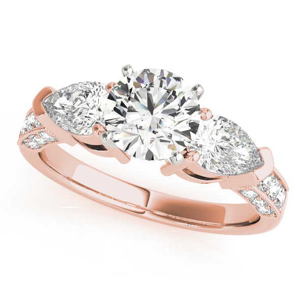 Pear Three-Stone Diamond Engagement Ring · 1.07 ct tw