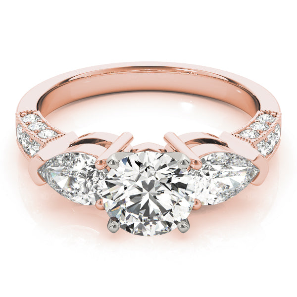 Pear Three-Stone Diamond Engagement Ring · 1.07 ct tw