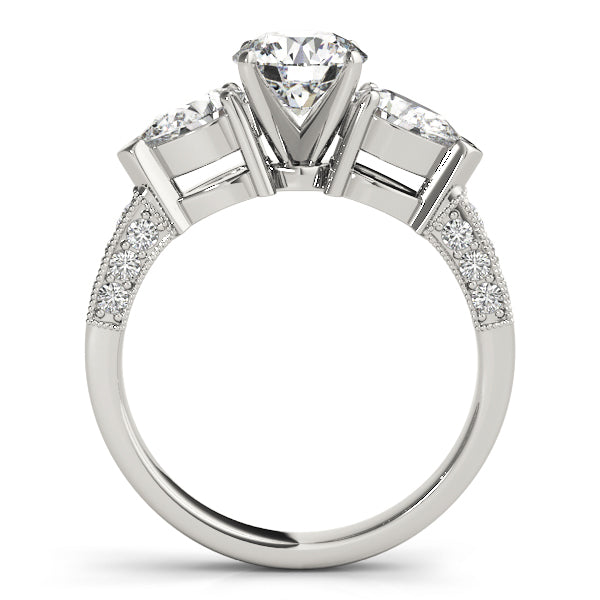 Pear Three-Stone Diamond Engagement Ring · 1.07 ct tw