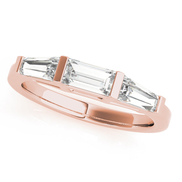 Baguette Fancy Shape Diamond Wedding Band · 0.57 ct tw