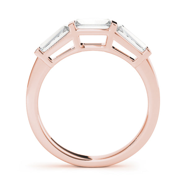 Baguette Fancy Shape Diamond Wedding Band · 0.57 ct tw
