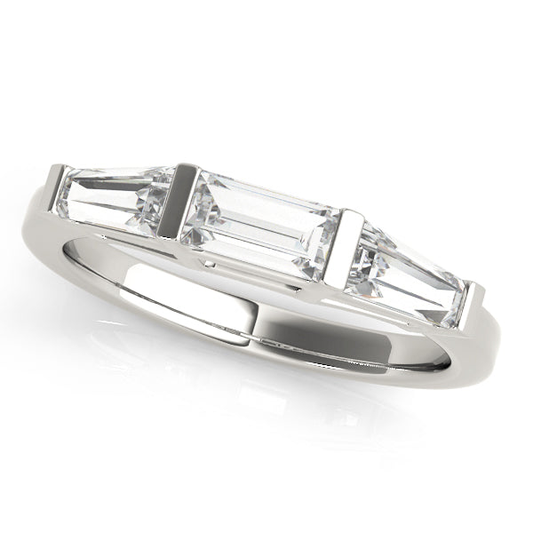 Baguette Fancy Shape Diamond Wedding Band · 0.71 ct tw