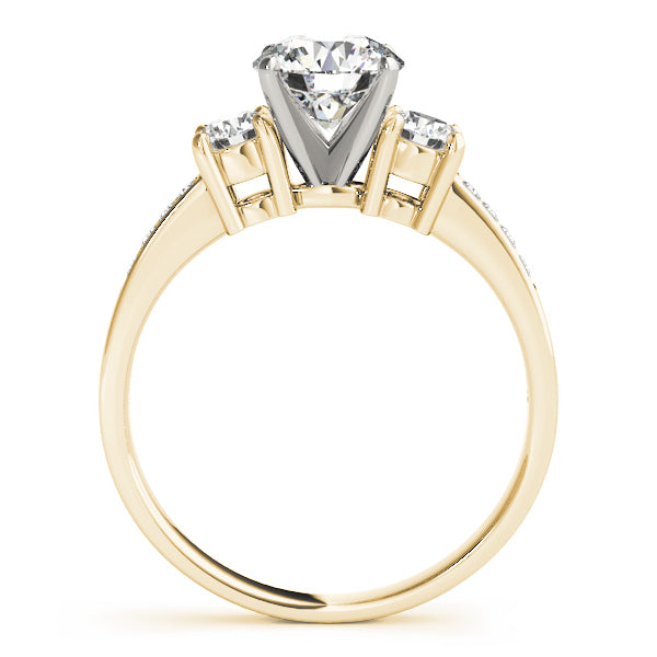 Round Three-Stone Diamond Engagement Ring · 0.40 ct tw
