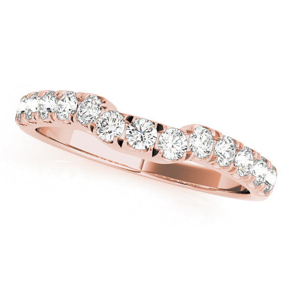 Curved Diamond Wedding Band · 0.33 ct tw