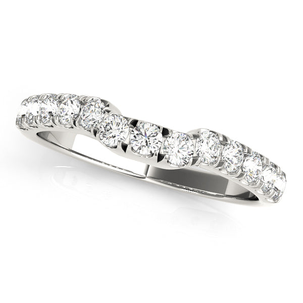 Curved Diamond Wedding Band · 0.33 ct tw
