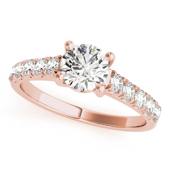 Round Trellis Diamond Engagement Ring · 1.00 ct tw