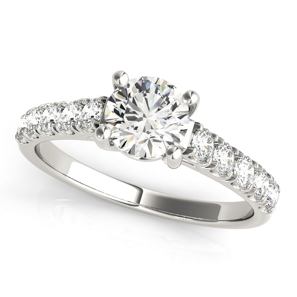 Round Trellis Diamond Engagement Ring · 1.00 ct tw