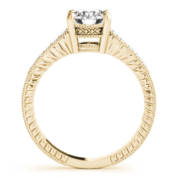 Round Antique Diamond Engagement Ring · 2.69 ct tw