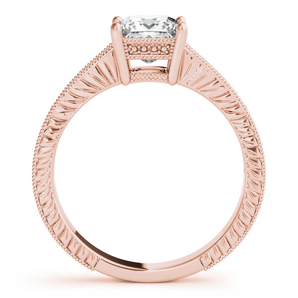 Square Antique Diamond Engagement Ring · 0.49 ct tw