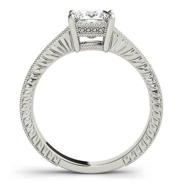 Square Antique Diamond Engagement Ring · 1.68 ct tw