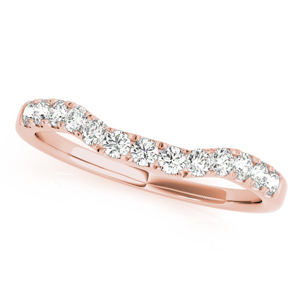 Curved Diamond Wedding Band · 0.24 ct tw