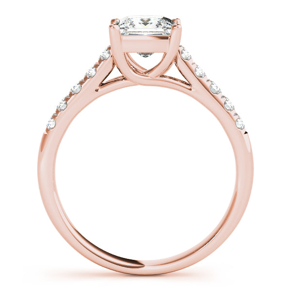 Square Trellis Diamond Engagement Ring · 0.84 ct tw