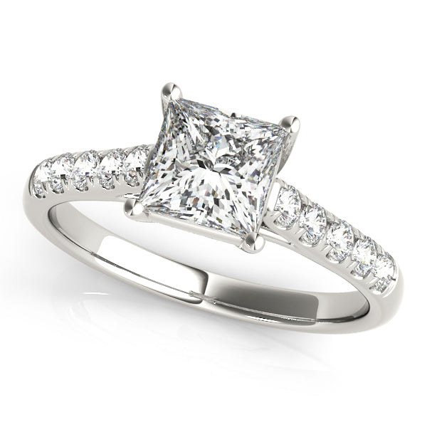 Square Trellis Diamond Engagement Ring · 1.75 ct tw