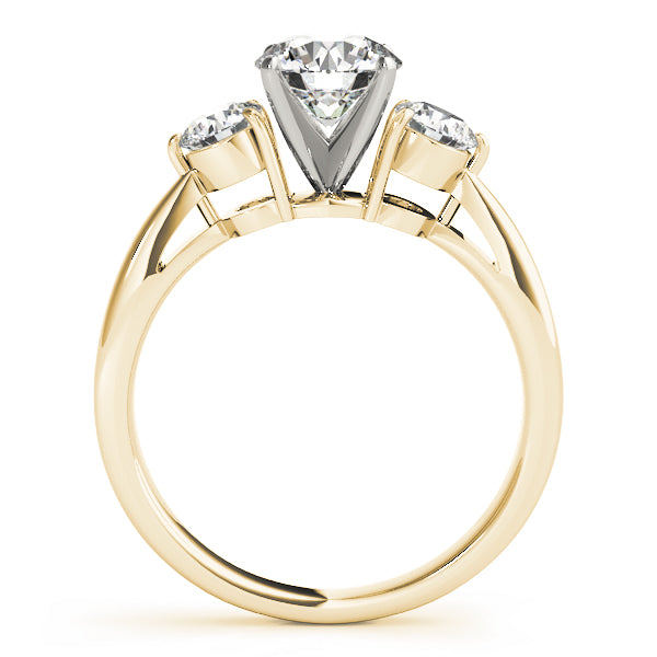 Round Three-Stone Diamond Engagement Ring · 0.50 ct tw
