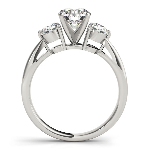 Round Three-Stone Diamond Engagement Ring · 0.50 ct tw