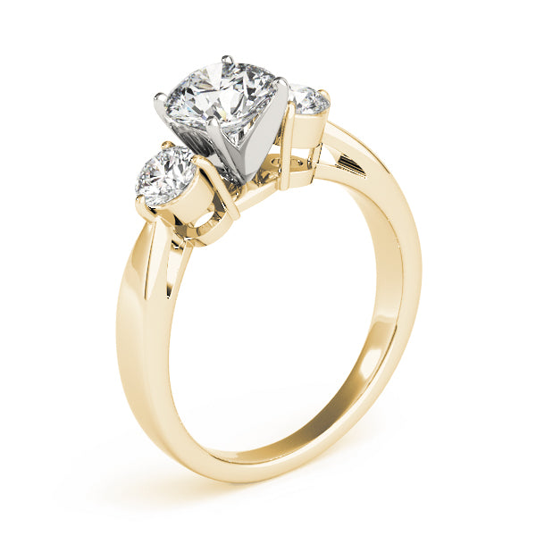 Round Three-Stone Diamond Engagement Ring · 0.50 ct tw