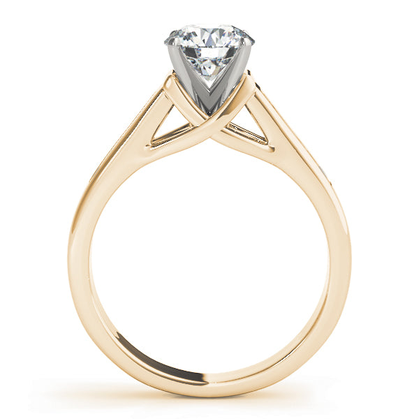 Single Row Channel Set Diamond Engagement Ring · 0.20 ct tw