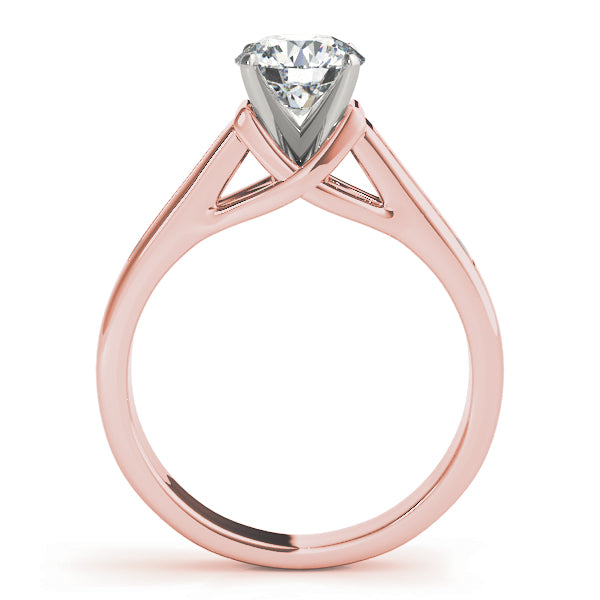 Single Row Channel Set Diamond Engagement Ring · 0.20 ct tw