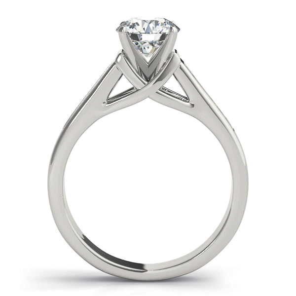 Single Row Channel Set Diamond Engagement Ring · 0.20 ct tw